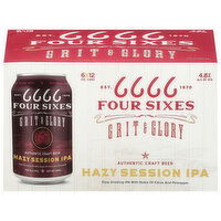 Grit & Glory Beer, Hazy Session IPA, Four Sixes - 6 Each 