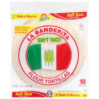 La Banderita Flour Tortillas, Soft Taco - 16 Ounce 