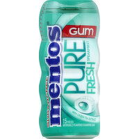 Mentos Gum, Spearmint, with Green Tea Extract - 15 Each 