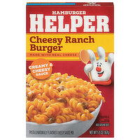 Hamburger Helper Cheesy Ranch Burger, Creamy & Cheesy Sauce - 5.9 Ounce 