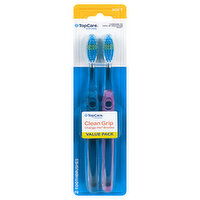 TopCare Soft Clean Grip Toothbrushes Value Pack - 2 Each