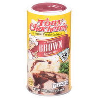 Tony Chachere's Gravy Mix, Brown, Creole - 10 Ounce 