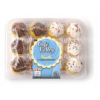 Cafe Valley Bakery 12ct Everyday Vanilla Mini Cupcakes - 12 Each 