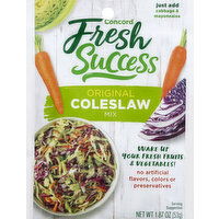 Concord Foods Coleslaw Mix, Original - 1.87 Ounce 