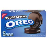 OREO Fudge Covered Chocolate Sandwich Cookies - 7.9 Ounce 