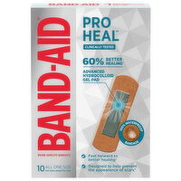 Band-Aid Adhesive Bandages, All One Size - 10 Each 