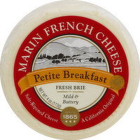 Marin French Cheese Cheese, Soft-Ripened, Petite Breakfast, Fresh Brie - 4 Ounce 