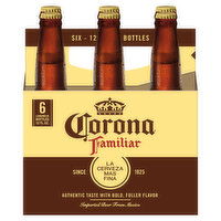 Corona Beer, Familiar, Longneck - 6 Each 