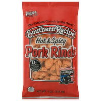 Southern Recipe Pork Rinds, Hot & Spicy