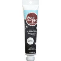 Over the Top Buttercream Decorating Icing, Really Black - 4 Ounce 