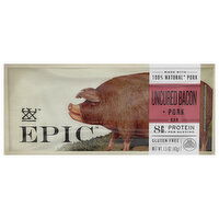 Epic Bar, Uncured Bacon + Pork - 1.5 Ounce 