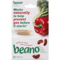 Beano Food Enzyme, Tablets - 30 Each 