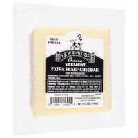 New Bridge Cheese, Extra Sharp Cheddar, Vermont - 7 Ounce 