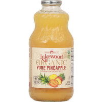 Lakewood Juice, Organic, Pure Pineapple