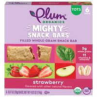 Plum Organics® Mighty Snack Bars® Filled Whole-Grain Snack Bar Strawberry 6-Ct Bx/.67oz Bars - 4.02 Ounce 