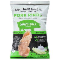 Southern Recipe Small Batch Pork Rinds, Spicy Dill Flavored - 4 Ounce 