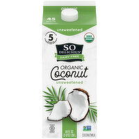 So Delicious Dairy Free Organic Unsweetened Coconutmilk - 64 Fluid ounce 