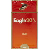 Eagle Cigarettes, Red, 100s - 20 Each 