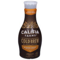 Califia Farms Black Coffee, Blonde Roast, Unsweetened, Cold Brew - 48 Fluid ounce 