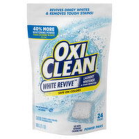 OxiClean Laundry Whitener & Stain Remover, Power Paks - 24 Each 