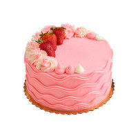 Fresh Gourmet Strawberry Cake - 8 Inch 