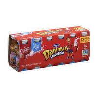 Danimals Strawberry Explosion Flavor & Cotton Candy Flavor Smoothies ( 12 count ) - 12 Each 