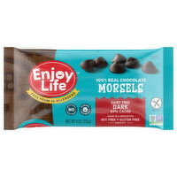 Enjoy Life Morsels, Dairy Free, Dark, 100% Real Chocolate - 9 Ounce 