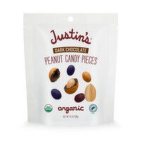 Justin's Dark Chocolate Peanut Candy Pieces - 4.5 Ounce 