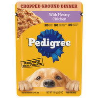 Pedigree Food for Dogs, Chopped Ground Dinner with Hearty Chicken