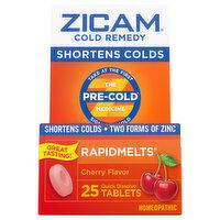 Zicam Cold Remedy, Quick Dissolve Tablets, Cherry Flavor