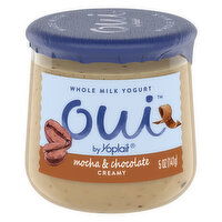 Oui Yogurt, Whole Milk, Mocha & Chocolate Creamy - 5 Ounce 