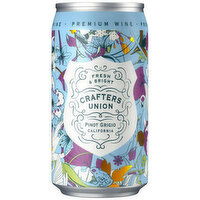 Crafters Union Pinot Grigio California White Wine Can, 375 ml     - 375 Millilitre 