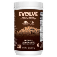 Evolve Protein Powder, Plant-Based, Double Chocolate - 16 Fluid ounce 