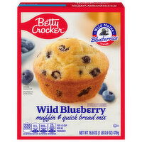 Betty Crocker Muffin & Quick Bread Mix, Wild Blueberry - 16.9 Ounce 