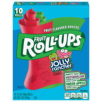 Fruit Roll-Ups Fruit Flavored Snacks, Jolly Rancher Flavored, Variety Pack - 10 Each 