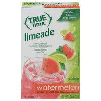 True Lime Drink Mix, Watermelon, Limeade - 10 Each 