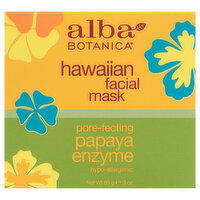 Alba Botanica Papaya Enzyme Hawaiian Facial Mask - 3 Ounce 