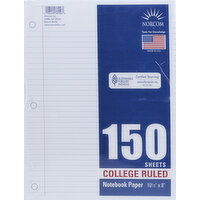 Norcom Notebook Paper, College Ruled - 150 Each 