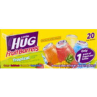 Little Hug Fruit Barrels, Tropical Variety Pack - 20 Each 