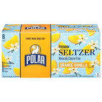 Polar Seltzer, Orange Vanilla, Premium