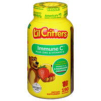 L'il Critters Immune C Plus Zinc & Vitamin D, Gummies - 190 Each 