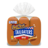 Ball Park Tailgater Brat Buns - 6 Each 