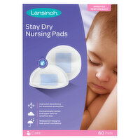 Lansinoh Nursing Pads, Stay Dry - 60 Each 