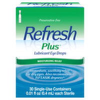 Refresh Lubricant Eye Drops, Moisturizing Relief