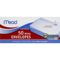 Mead Envelopes, White - 50 Each 