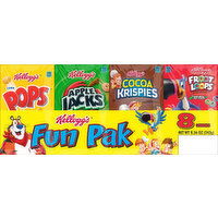 Kellogg's Cereals, Assorted, Fun Pak - 8 Each 