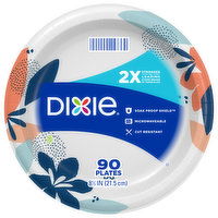 DIXIE Plates, 8.5 Inch - 90 Each 