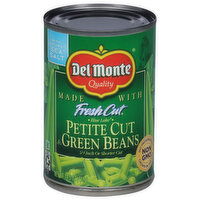 Del Monte Green Beans, Petite Cut - 14.5 Ounce 