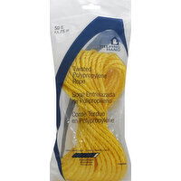 Helping Hand Rope, Polypropylene, Twisted, 50 Foot - 1 Each 