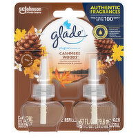 Glade Scented Oil Refills, Cashmere Woods - 2 Each 